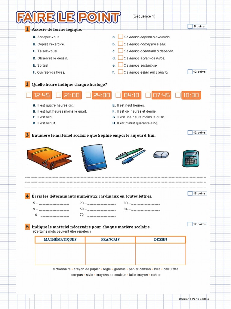 Faire Le Point 1 | PDF | Linguistique | Science