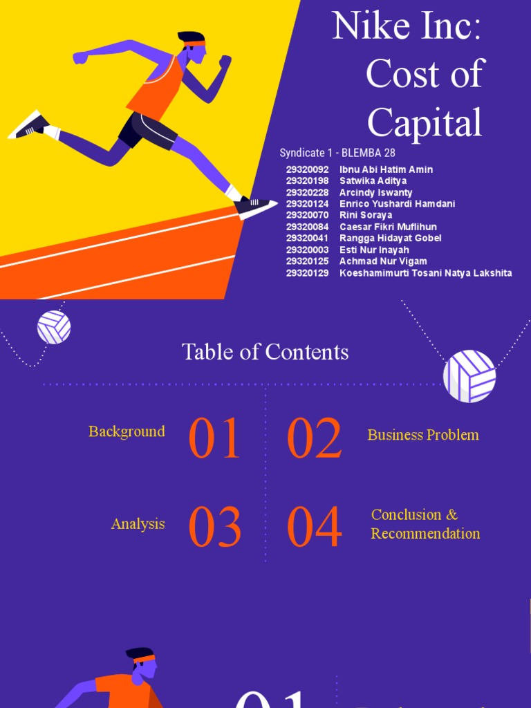 Nike Cost of Capital Analysis | PDF | Cost Of Capital | Capital Asset ...