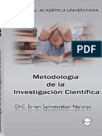 Metodología de La Investigación Científica - Ernan Santiesteban Naranjo