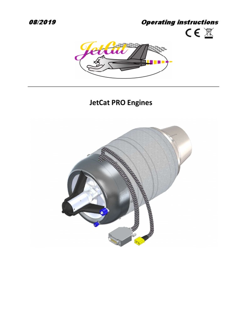 JetCat PRO Engine Operating Manual | PDF | Jet Engine | Power Supply