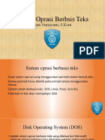 Sistem Oprasi Berbsis Teks