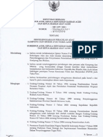 SKB Gub Aceh, Polda Dan MAA No 189-677 THN 2011 TTG Penyelenggaraan Peradilan Adat Di Aceh