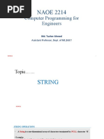 Computer Programming For Engineers: NAOE 2214