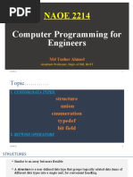 NAOE 2214: Computer Programming For Engineers