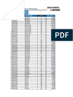 Lista de Precios Donaldson - Cross Reference 21