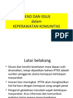 Trend Dan Isu Keperawatan Komunitas