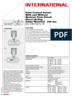PRO - DV-, DRV - 06 To 16 Flow Control Valves