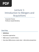 Lecture 1 - Corporate Finance