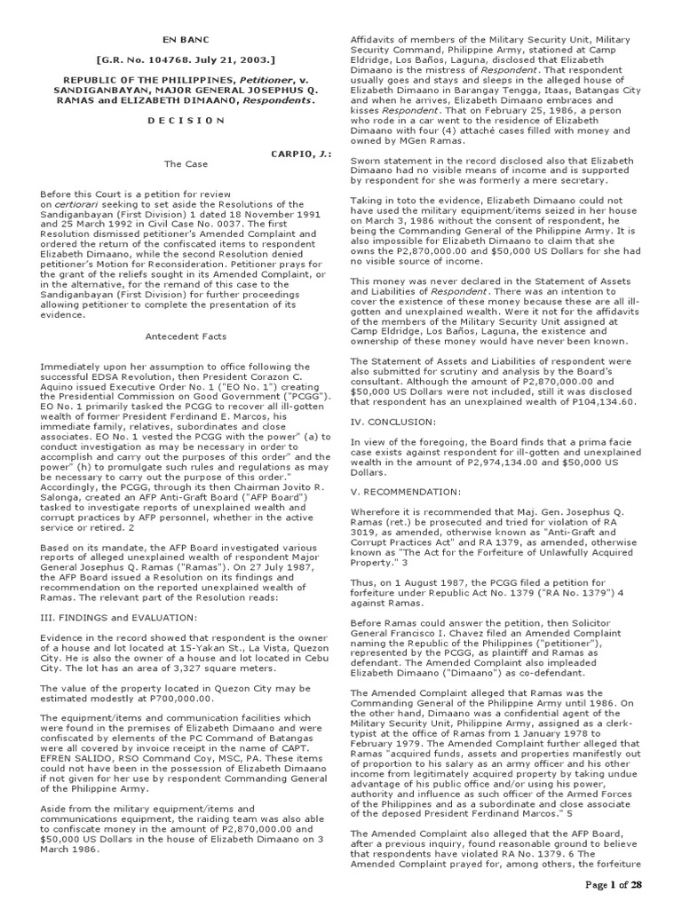 Republic v sandiganbayan g r no 104768 july 21 2003 pdf