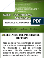 Semana 3 Clase 02 A. - Elementos Del Proceso de Decisión