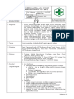 Sop Pemeriksaan Malaria Dengan Rapid Diagnostic Test (RDT)