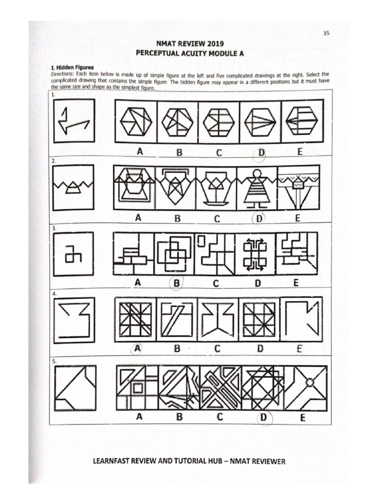 PERCEPTUAL ACUITY MODULE Ab PDF