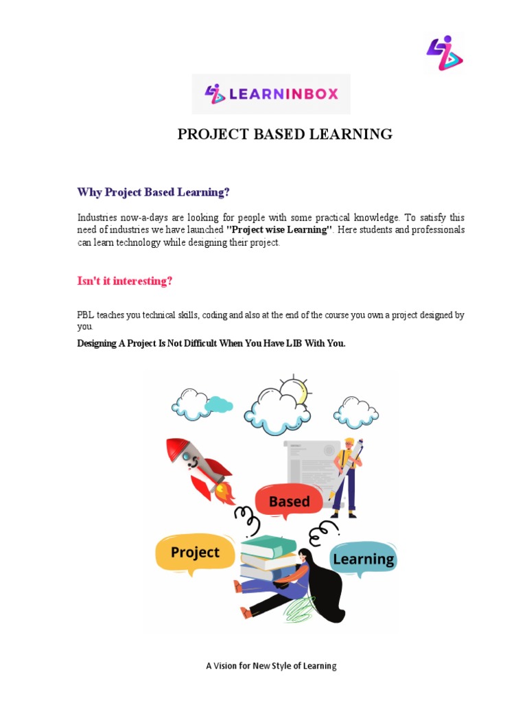 Project Based Learning PDF | PDF | Project Based Learning | Computer ...