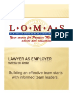 Lawyer as Employer