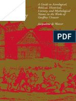 (Garland Reference Library of the Humanities 709) Jacqueline de Weever - Chaucer Name Dictionary_ a Guide to Astrological, Biblical, Historical, Literary, And Mythological Names in the Works of Geoffr