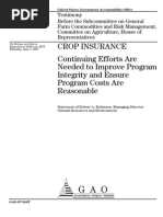 Download GAO Report on Crop Insurance Fraud by CheatingCulturecom SN49353185 doc pdf
