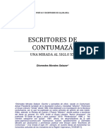 Diomedes Morales Escritores de Contumaza