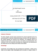 Draft PPT - Quality Month Traning programe  Reg. Early Strength Concrete for dated 17th Nov-2020