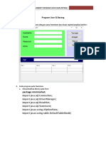 Aplikasi Minimarket Dengan Java Dan Mysql: Program User & Barang