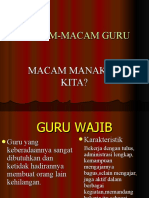 Tipologi Guru