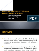 Tugas Alisya Humaira (17010069) Evidence Based Practice