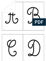 Alphabet Majuscule Cursive A5 2 Par Page