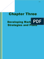 Chapter Three: Developing Marketing Strategies and Plans