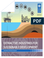 Extractive Industries For Sustainable Development: Empowered Lives. Resilient Nations