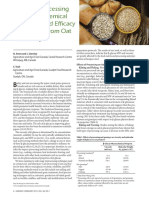 Effects of Processing On Physicochemical Properties and Efficacy of B-Glucan From Oat and Barley