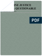 Philippine Justice System: Qustionable: VOL. XI-NO. 4350 New Issue