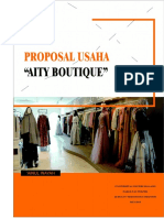 'Ainul Inayah - Proposal Usaha Aity Boutique