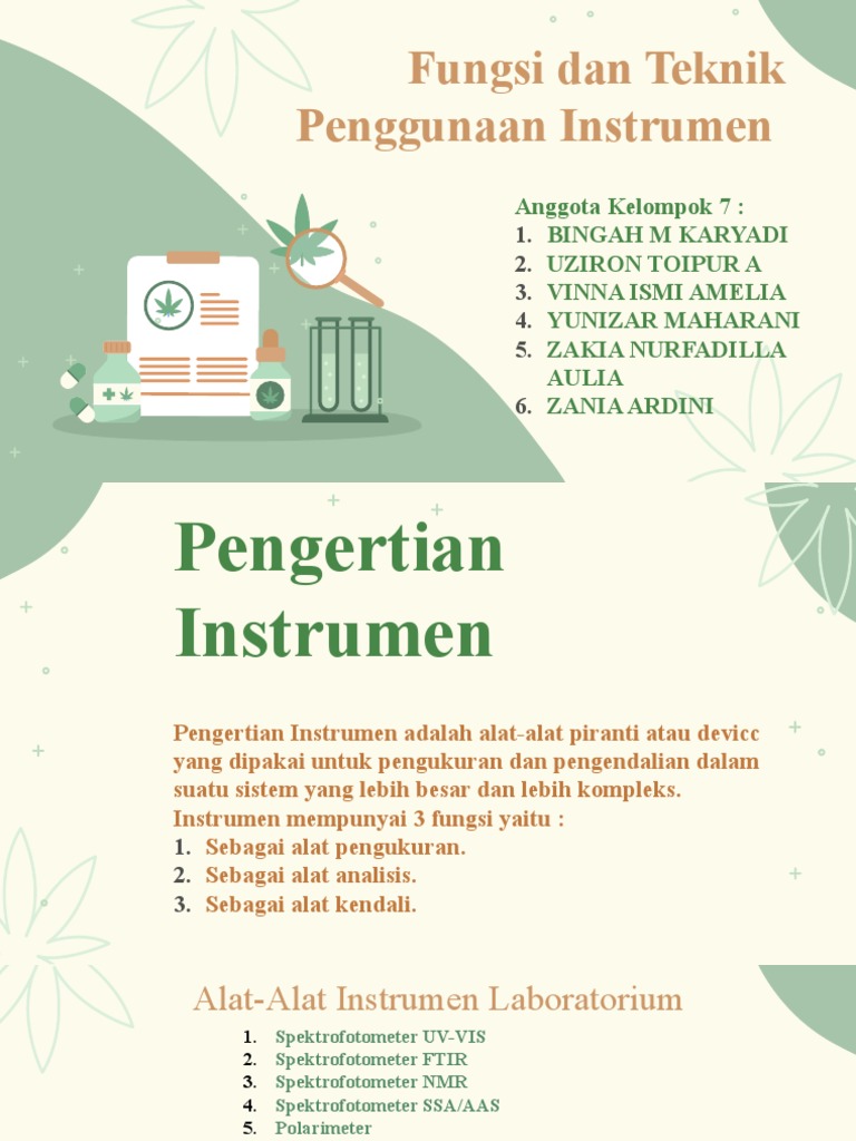 Fungsi dan Alat Instrumen Laboratorium | PDF | Kesehatan Holistik