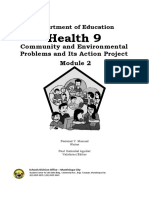Health 9: Community and Environmental Problems and Its Action Project