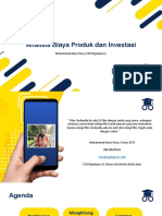 Jumat 22 Mei - Analisis Biaya Produksi Dan Investasi