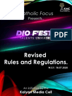 DioF'Esta Revised Rules and Regulations