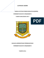 Laporan Akhir Penyusunan Harga Satuan Pokok Kegiatan (HSPK) Pemerintah Kota Mojokerto Tahun Anggaran 2017 Bagian Administrasi Pembangunan