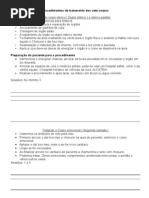 Folha com técnicas mestrado