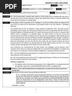 Topic Author Case Title GR No Tickler Date Doctrine: Persons & Family Relations