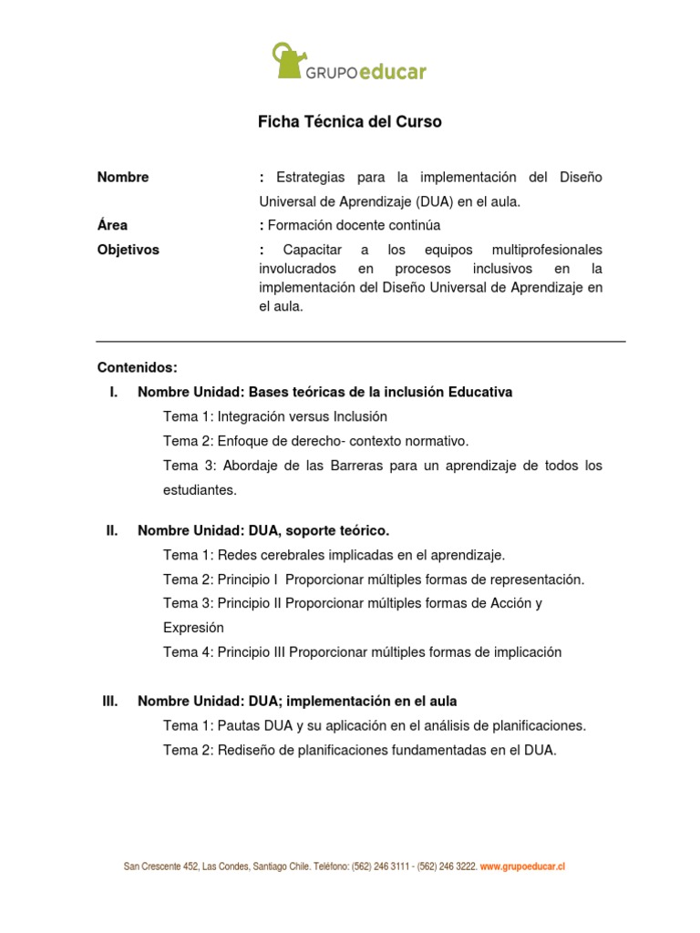 Estrategias DUA para el Aula | PDF