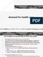 Demand For Health1