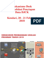 Mekanisme Desk Konsolidasi Data 2018