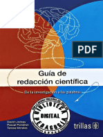 Guía de Redacción Científica. de La Investigación A Las Palabras