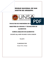 Análisis de la precisión, exactitud y reproducibilidad de dos métodos para determinar fibra dietaria