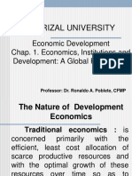 Chap. 1. Economics, Institutions and Development. A Global Perspective