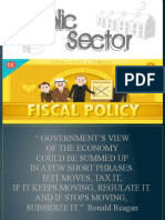 Public Sector and Fiscal Policy