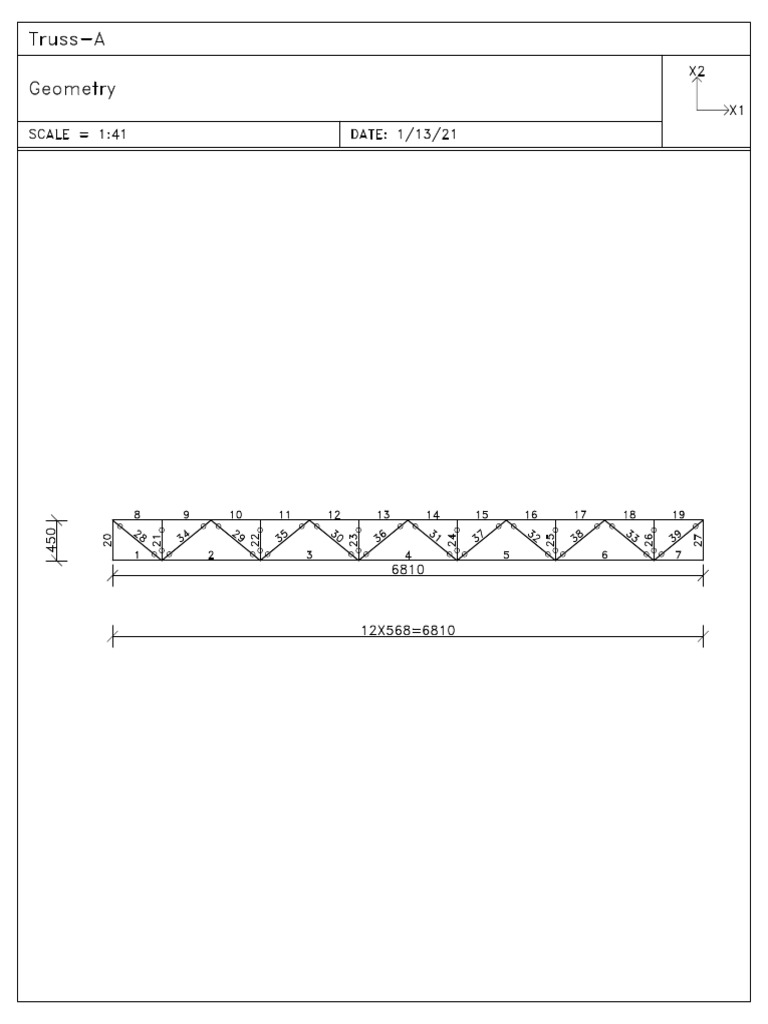 Truss A | PDF | Beam (Structure) | Buckling