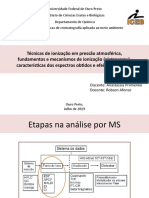 Técnicas de Ionização em Pressão Atmosférica, Fundamentos