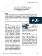 The Infineon Silicon MEMS Microphone: DOI 10.5162/sensor2013/a4.3