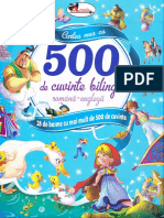 Cartea Mea Cu 500 de Cuvinte Bilingve Romana-Engleza