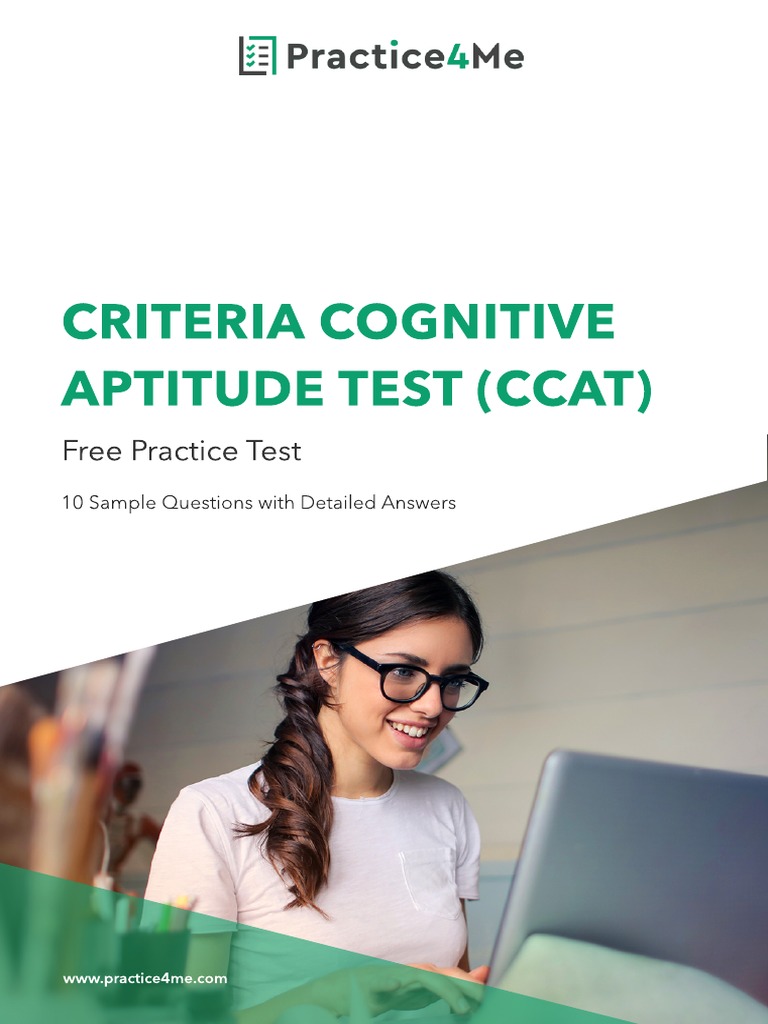 Free Criteria Cognitive Aptitude Test Practice CCAT PDF